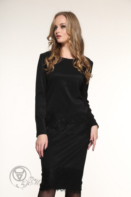 Платье 9356 черный Amori