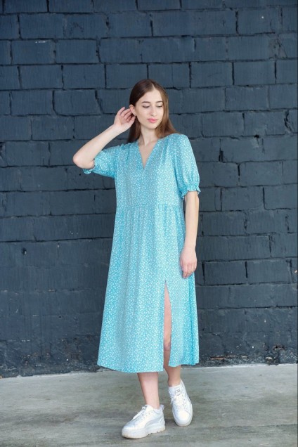 Платье 1269 голубой ARISHA