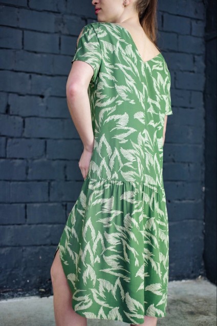 Платье 1272-1 зеленый ARISHA