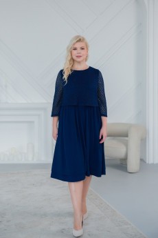 Платье 2538 темно-синий ASV