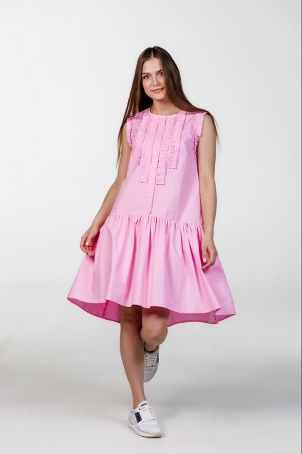 Платье 1003 розовый ATELERO