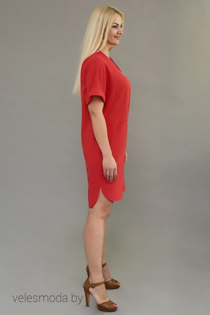 Платье 0718 красный AVILA