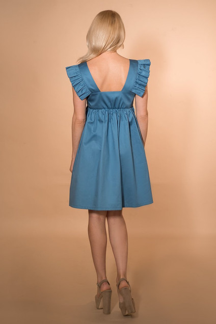 Платье 854 темно-голубой AVILA