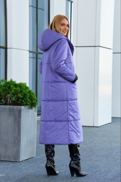 Пальто 3118 фиолетовый AZZARA