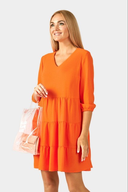 Платье 837 оранжевый AZZARA
