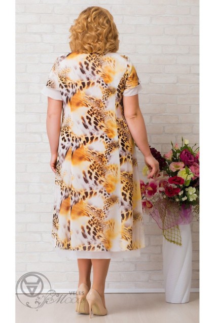 Платье 667 леопард Aira-Style