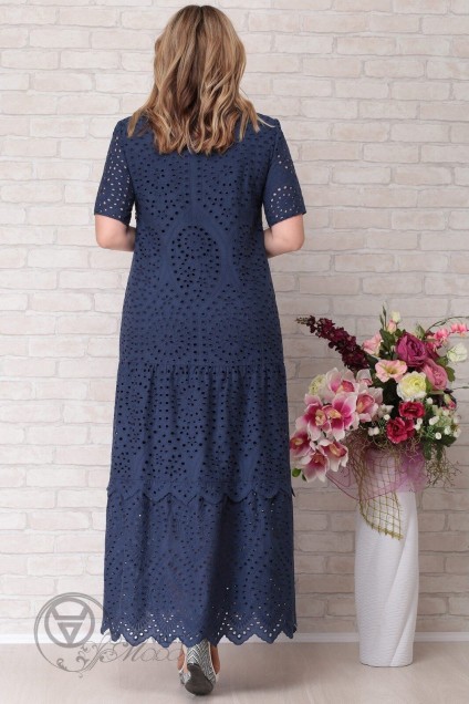 Платье 677 синий Aira-Style