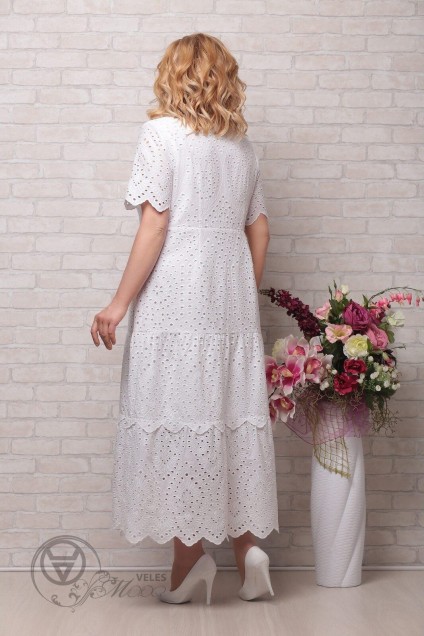 Платье 679 белый Aira-Style