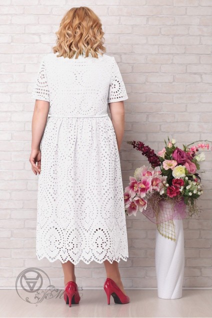 Платье 681 белый Aira-Style