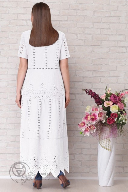 Платье 683 белый Aira-Style