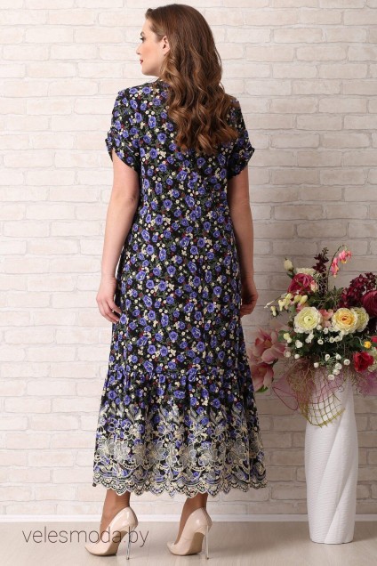 Платье 739 цветы Aira-Style