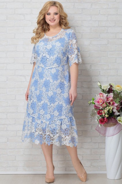 Платье 793 голубой Aira-Style