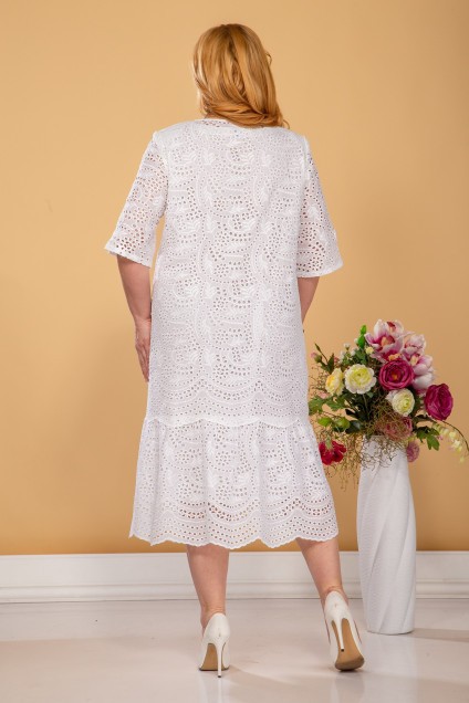 Платье 812 белый Aira-Style