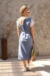 Платье-сарафан 163 голубой AmberA