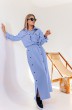 Костюм с юбкой 2017 нежно-голубой Ambera style