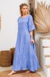 Платье 9731 голубой АМУЛЕТ
