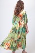 Платье 1029 оливка мультиколор ANASTASIA MAK