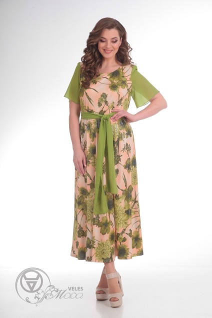 Платье 500 зеленый ANASTASIA MAK