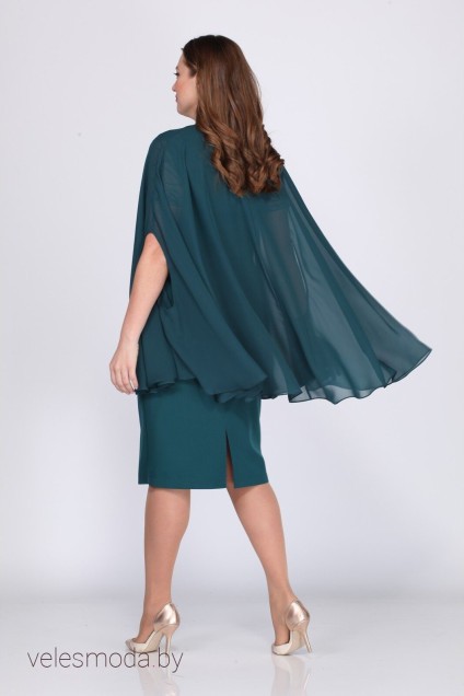 Платье 636 зеленый ANASTASIA MAK