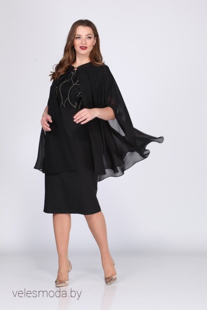 Платье 636 черный ANASTASIA MAK