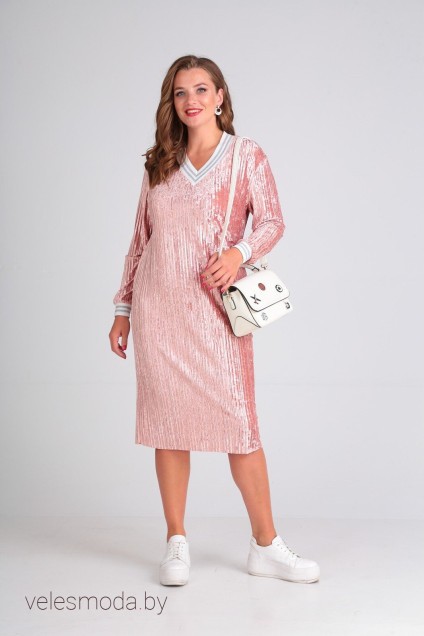 Платье 637 розовый ANASTASIA MAK