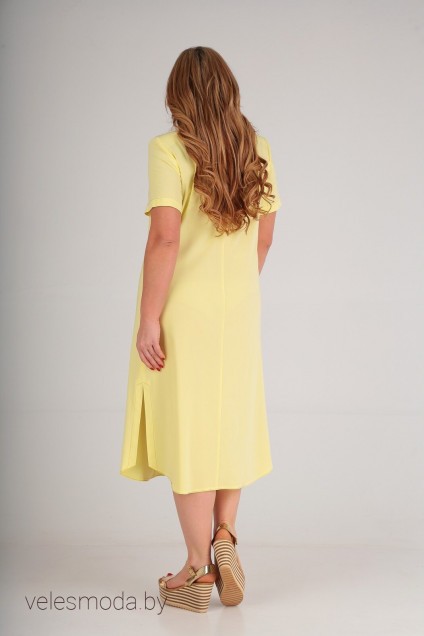 Платье 713 желтый ANASTASIA MAK