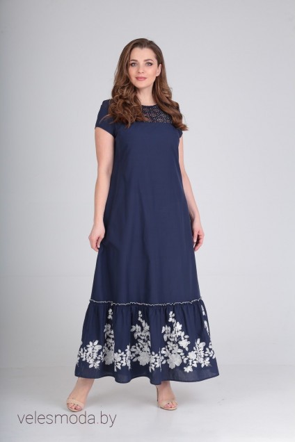 Платье 714 темно-синий ANASTASIA MAK