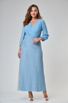 Платье 740 голубой ANASTASIA MAK
