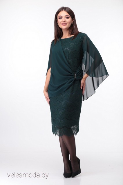 Платье 753 зеленый ANASTASIA MAK