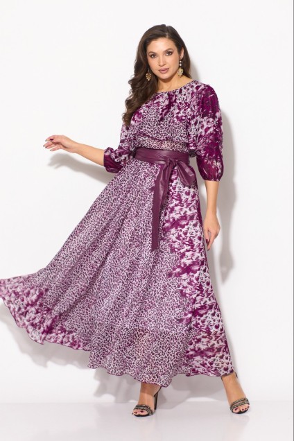 *Платье 1065 фиолетовый Anastasia