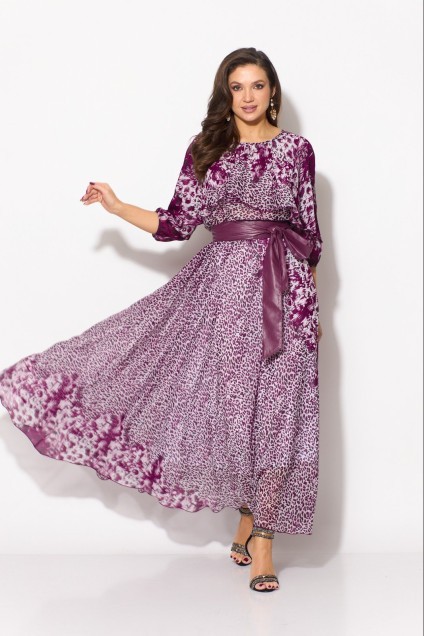 Платье 1065 фиолетовый Anastasia