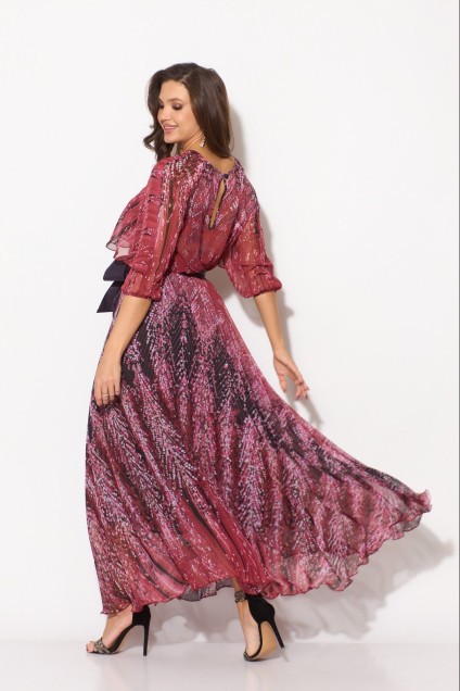 *Платье 1066 розовый Anastasia