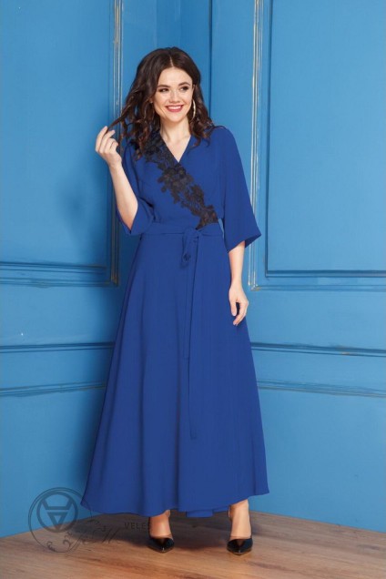 Платье 267 синий Anastasia