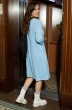 Платье 495 голубой Anastasia