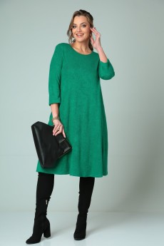 *Платье 495 ярко-зеленый-1 Anastasia