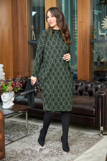 Платье 725 зеленый Anastasia