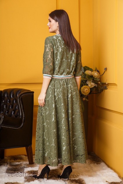 Платье 382 зеленый Anastasia