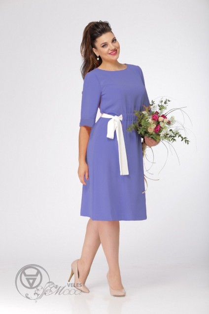 Платье 370 голубой Angelinа