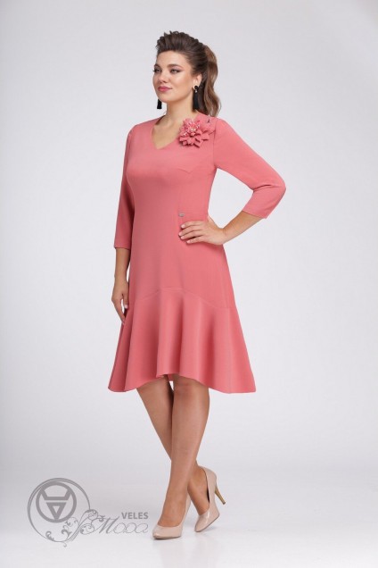 Платье 388 розовый Angelinа