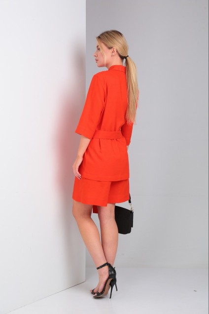 Костюм с шортами 006 оранжевый Andrea Fashion