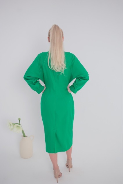 Платье 2301 зеленый Andrea Fashion