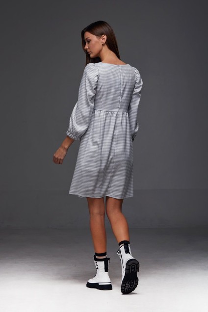 Платье 112 серый Andrea Fashion