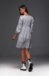 Платье 112 серый Andrea Fashion