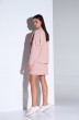 Костюм с юбкой 159 розовый Andrea Fashion