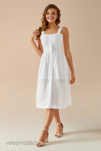 Платье   016 белый Andrea Fashion
