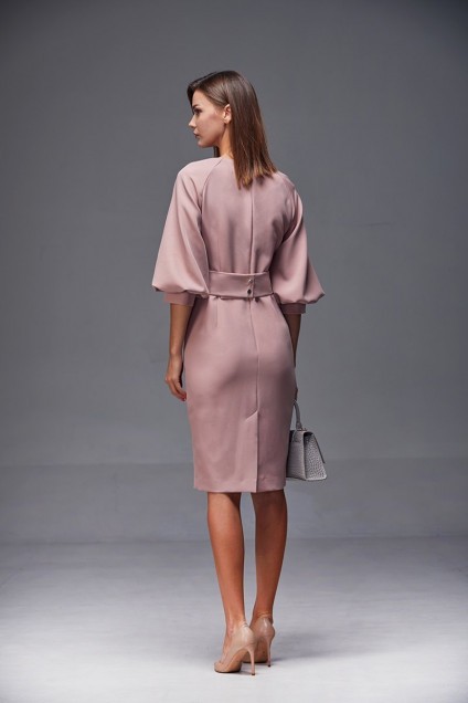 Платье 166 розовый Andrea Fashion