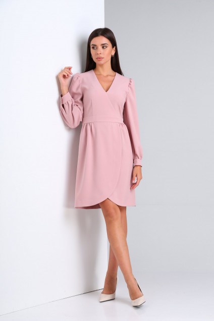 Платье 171 розовый Andrea Fashion