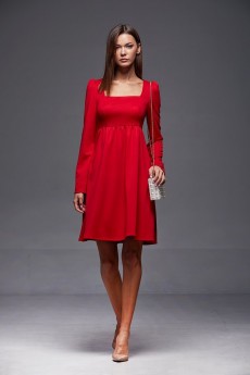 Платье 179 красный Andrea Fashion