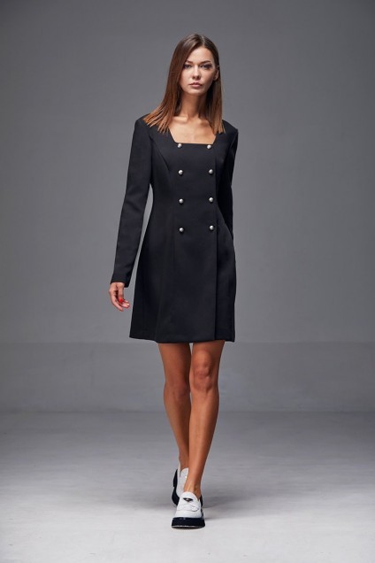 Платье 183 черный Andrea Fashion