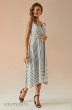 Платье   022 серый+белый Andrea Fashion